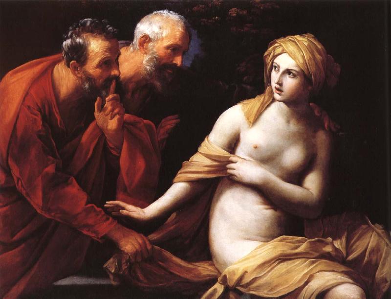 Guido Reni Susanna and the swim aldste oil painting image